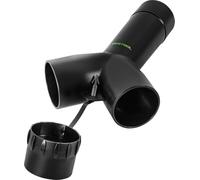 Festool 452898 D 50 SV-AS/D 50V Anti-Static Y-Piece, Black