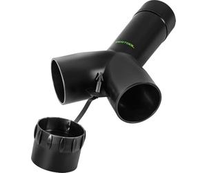 Festool D 50 SV-AS/D 50V Anti-Static Y-Piece | OEM hose connector for D 50, D 36 & D 27 - includes blanking plug, compatible with hazardous dust extractors