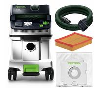 Festool Dust Extractor CTL 36 E 574965 + Suction Hose and Filter CLEANTEC
