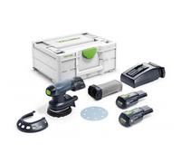 Festool ETSC125 3,0 I-Plus 18v Cordless Eccentric Sander 2 x 3.0ah Li-