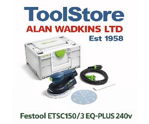 Festool ETSC150/3 EQ-PLUS 150mm Eccentric Sander 240v In Systainer SYS