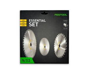 Festool F-KSB-SORT/3 168mm Circular Saw Blade 3 Piece Set 168mm Assorted Teeth 20mm