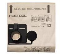 Festool Filter Bag FIS-CT 33/5 Dust Extraction Vacuuming Pack Of 5 - 452971