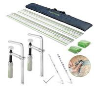 Festool Fs 1400/2-Kp-Set 2 X 1400mm Guide Rails + Fsv/2 + Fsz 120 Clamps + Bag