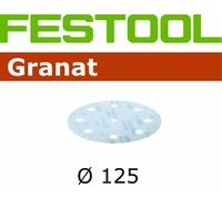 Festool Garnet 125mm Sanding Discs Hook 8 Hole P800 - P1500 for E.g. Ro 125