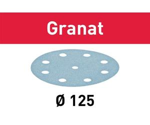 Festool Granat 125mm Sanding Sheets P100 Grit - Pack of 50 - 578348
