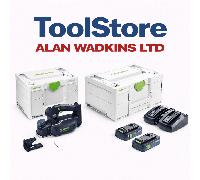 Festool HLC82 18v Cordless 82mm Planer 2 x 4.0ah Batteries Charger + S