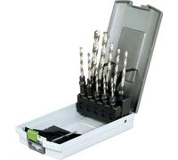 Festool Metal Drill Bit Case 10 Piece Set HSS D3-10 CE/10 495128 Centrotec New