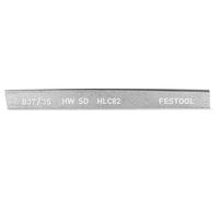 Festool HW 82 SD Spiral Planer Blade for HLC 82 - Quick Change | 82 mm carbide replacement knife - helicoidal pull cut - 3-screw mount - precision concentricity - solid wood planing