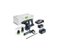 Festool KHC 18 Cordless SDS-Plus Rotary Hammer Drill 18 V | Brushless EC-TEC motor, 2.6 J impact energy, KickbackStop, Bluetooth 18 V battery system