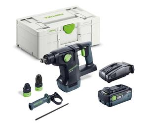 Festool KHC 18 EB-Basic 18V Rotary Hammer Drill 1 x 8.0Ah Battery Charger & Case