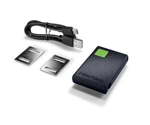 Festool LED Light Module LM-TS/TSC for TS & TSC Track Saws | Shadow-free cut line illumination - USB-C rechargeable - magnetic quick-attach mount - 2 brightness levels