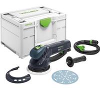 Festool Lijadora excéntrica de engranaje RO 150 FEQ-Plus ROTEX | 3-in-1: coarse grinding, fine grinding & polishing - 720 W, FastFix, Ø 150 mm, includes sanding disc & protector