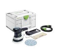 Festool Lijadora excéntrica ETS 150/3 EQ-Plus | Multi-Jetstream 2 sanding disc super soft, filter cartridge, screwdriver SW 5 - 310 W, 3 mm stroke