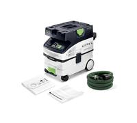 Festool Mobile dust extractor CLEANTEC CTL MIDI I AC 230V | L-class mobile vacuum with AUTOCLEAN filter, Bluetooth auto-start, touch control, and wet extraction capability
