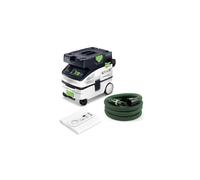Festool Mobile dust extractor CLEANTEC CTL MINI I 110V | Compact mobile vacuum with Bluetooth auto-start, 5-level suction, touch control & Systainer T-LOC compatibility