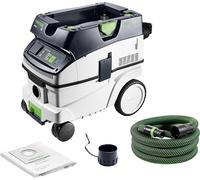 Festool Mobile dust Extractor CLEANTEC CTM 26 EI 230V | 26 L capacity, touch control, Bluetooth auto-start, 5 suction levels, T-LOC Systainer compatible