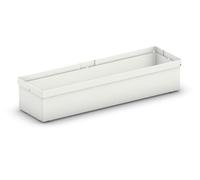 Festool Plastic containers Box 100x350x68/2 204862 | Slim plastic insert box with divider for sorting small parts in Festool Systainer - 100 x 350 x 68 mm