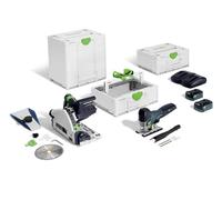 Festool Sawing Cordless Combo Set TSC 55 K/PSC 420/TB M 137 | Brushless EC-TEC motor, KickbackStop, 18 V / 5.0 Ah battery, dual charger, TB M 137 ToolBox included