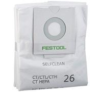 Festool Selfclean Sc Fis-ct 26l Filter Bag Clear