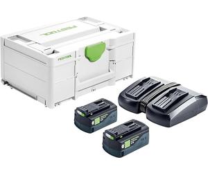 Festool Set de energía SYS 18V 2x5,0/TCL 6 Duo