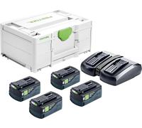 Festool Set de energía SYS 18V 4x5,0/TCL 6 Duo