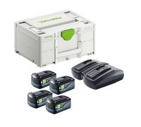 Festool Set de energía SYS 18V 4x5,0/TCL 6 Duo