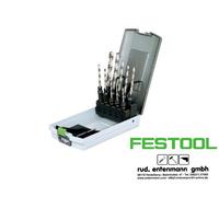 Festool Metal Drill Bit Case 10 Piece Set HSS D3-10 CE/10 495128 Centrotec New