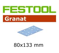 Festool 497129 80 x 133 Abrasives Sanding Discs Granat 120 Grit Pack 1