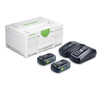 Festool SYS 18v TBX Cordless 2 Battery 4ah and Charger Kit 4ah
