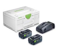 Festool SYS 18v TBX Cordless 2 Battery 8ah and Charger Kit 8ah