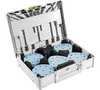 Festool SYS-STF D125 GR-Set 125mm Granat Sanding Discs & Systainer Case
