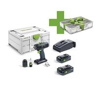 Festool T-18+3HPC 4.0 I-Plus Cordless Drill Driver 18.0 V/4.0 Ah (IEC) Li-Ion