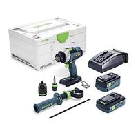 Festool Taladro atornillador a batería TDC 18/4 5,0/4,0 I-Plus