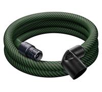 Festool Tapered Braided Sleeve Antistatic Suction Hose, 3 Meter Length x 27 mm Diameter