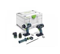 Festool TID TPC 18v Cordless Combi Drill and Impact Driver Kit No Batteries No Charger Case