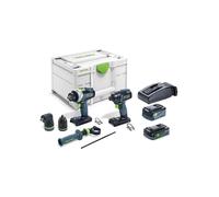 Festool Screwdriver and Drill bit Set TID 18 5,0/4,0-Set TPC 18/4