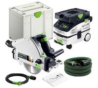 Festool TS 55 FEBQ-Plus Plunge Saw 230V 576706 with Mobile Dust Extractor 578315