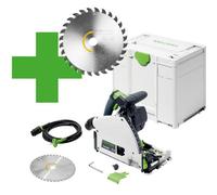 Festool Ts 60 K-Plus Master 168mm Plunge Saw Circular Saw 240V + 2 Blades Ts60