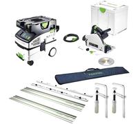 Festool TS55 F EBQ Plunge Saw and L Class Extractor Kit 110v
