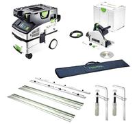 Festool TS55 F EBQ Plunge Saw and M Class Extractor Kit