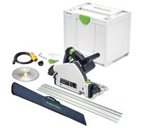 Festool TS55 FEBQ-Plus Circular Plunge Saw 110V 576707 with Guide Rail & Bag