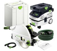 Festool TS75 EBQ-Plus Plunge Saw 230V 576114 With Mobile Dust Extractor 578315