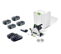 Festool TSC 55 36v Plunge Saw - 4 x TBX4 4ah Batteries & Duo Charger - 578738