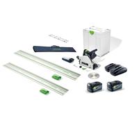Festool TSC 55 36v Plunge Saw - High Power 5ah Batteries & Rail Set - 578738