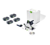 Festool TSC 55 KEB 36v Plunge Saw - 4 x TBX4 4ah Batteries - 578738