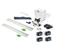 Festool TSC 55 KEB 36v Plunge Saw - High Power 5ah Batteries & Rail Set