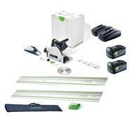 Festool TSC 55 Plunge Saw 36v KEB Battery Kit with New Style Rails