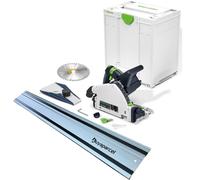 Festool TSC55 KEB-Basic 36V Twin 18v Cordless Plunge Saw 160mm + 1.5m BAP Rail
