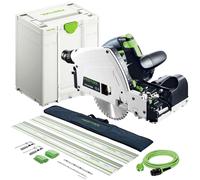 Festool TSV 60 KEBQ-Plus 230V Circular Plunge Saw 576733 & Guide Rail Set 577932